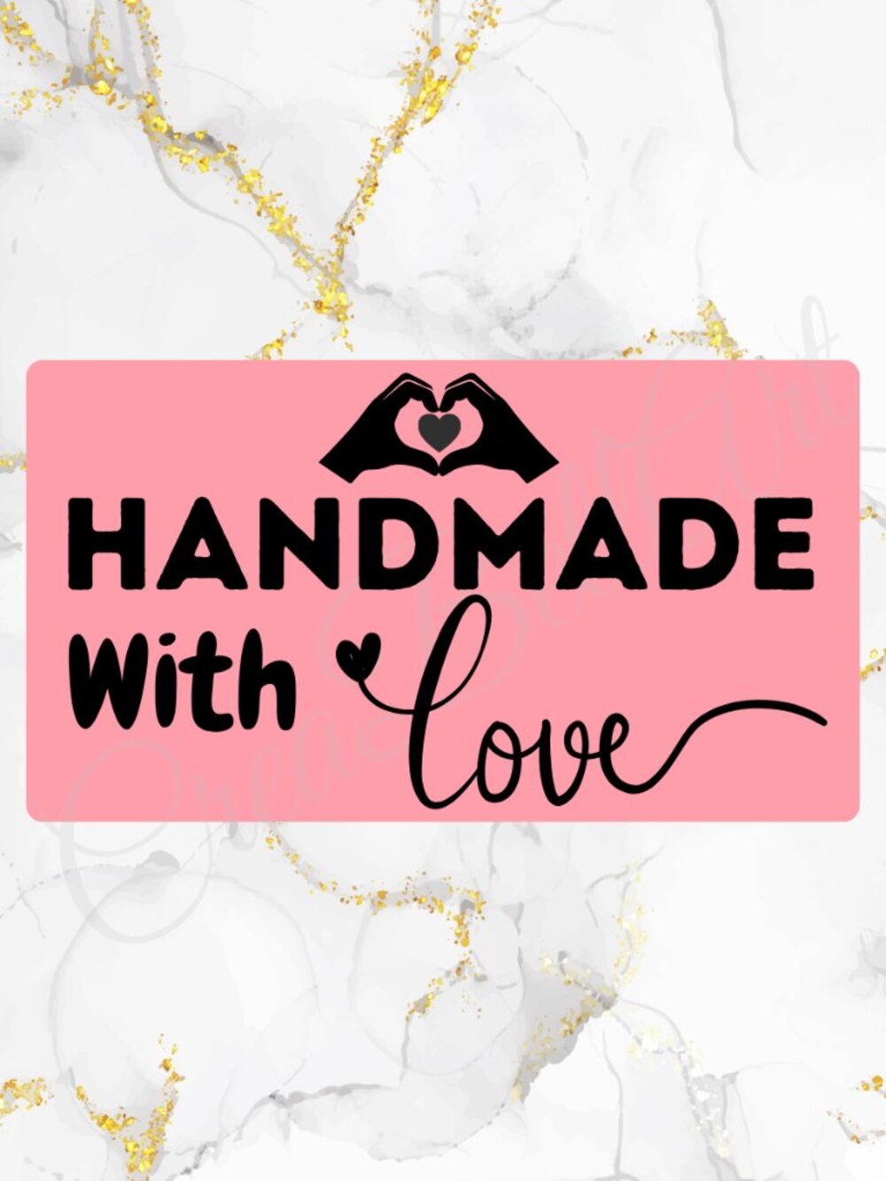 100 Handmade Stickers for Packaging | Small Business Labels - Picture 2 of 10